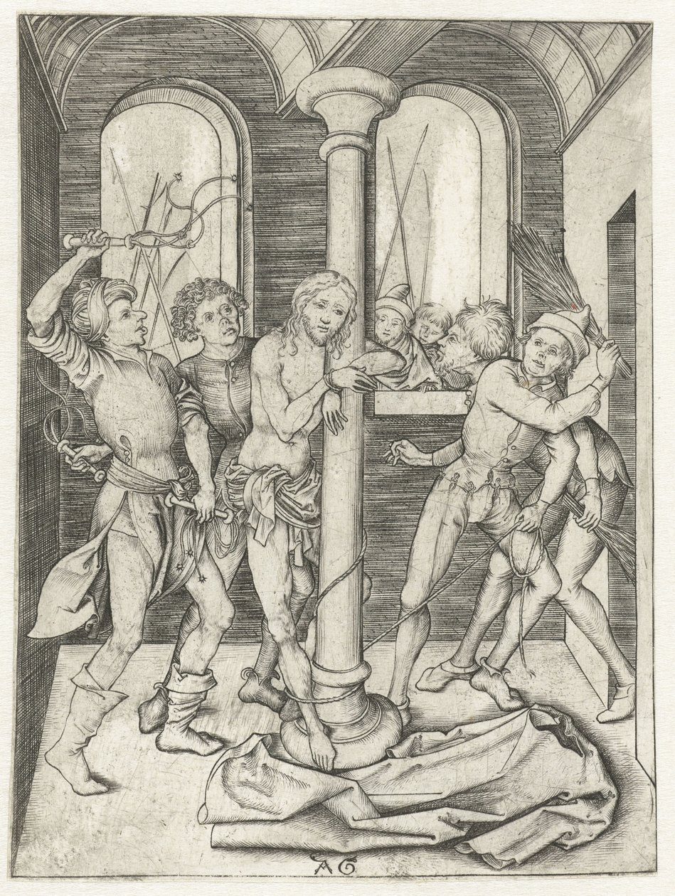 Geißelung von Christus von Monogrammist AG