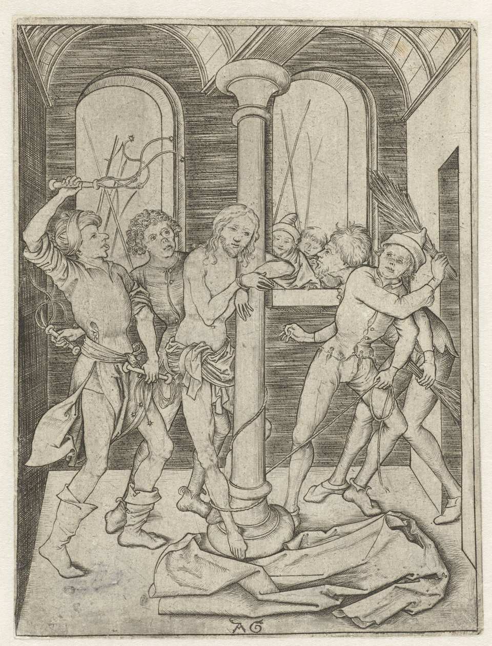Geißelung Christi (Passionsgeschichte) von Monogrammist AG