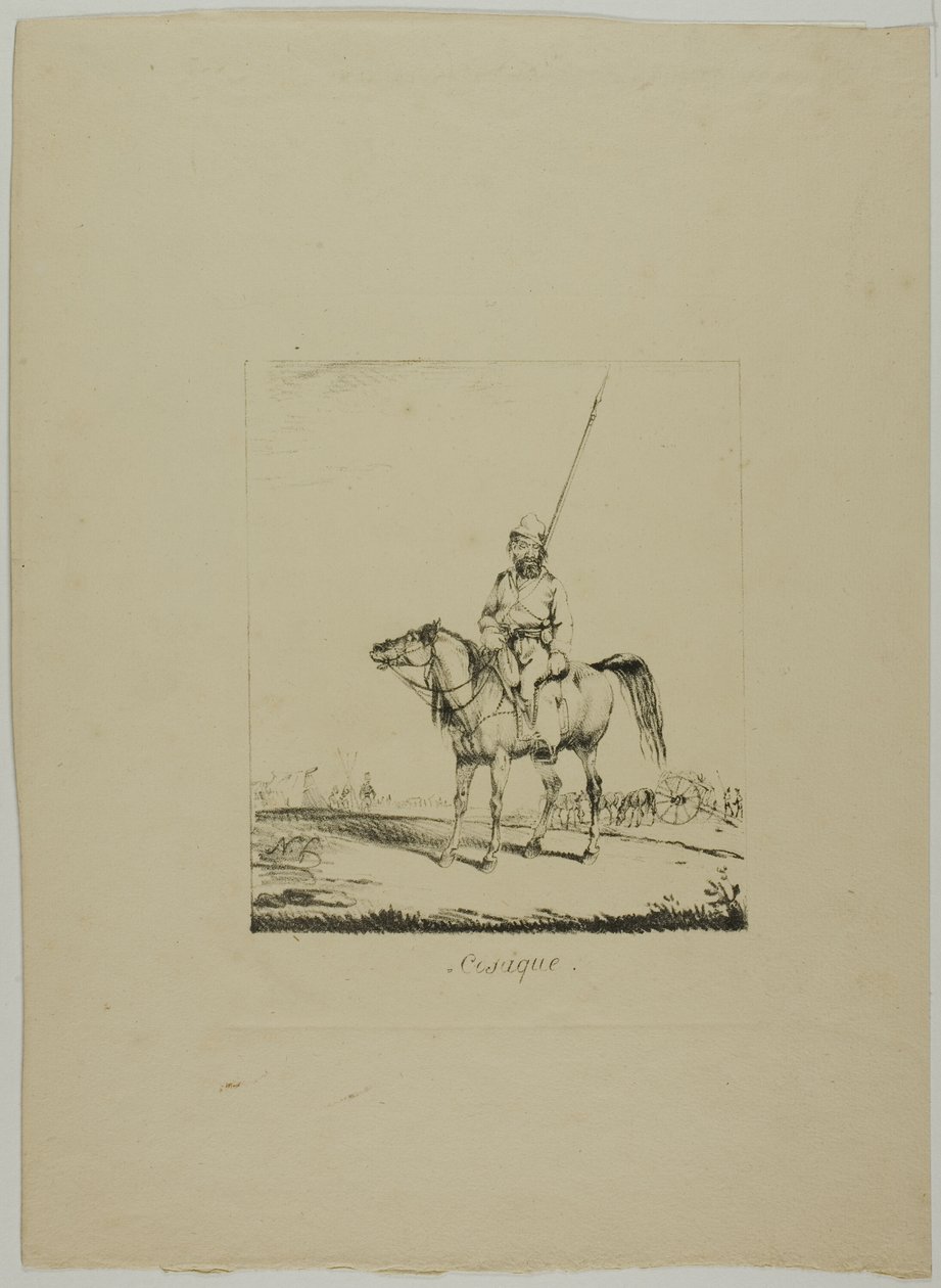 Ein Kosake von Monogrammist N.D.