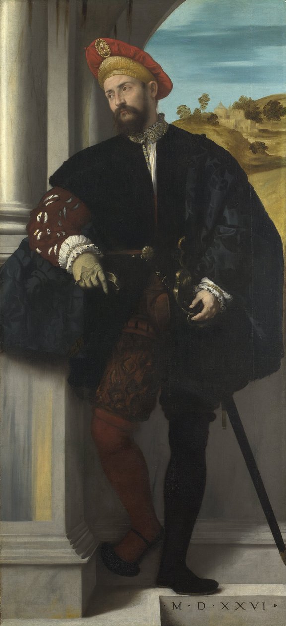 Porträt eines Mannes von Moretto da Brescia