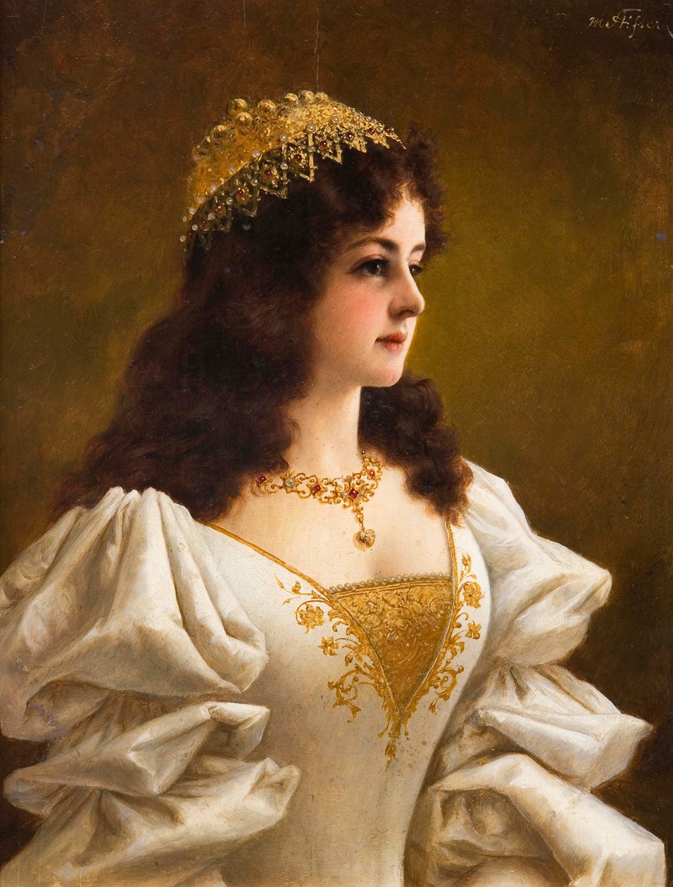 Orientalisches Mädchenbildnis von Moritz Stifter