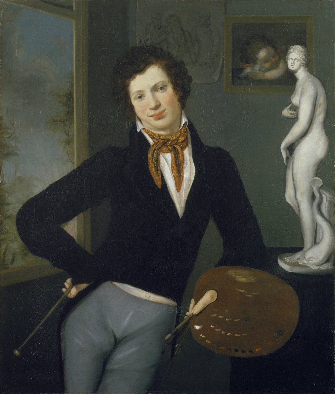 Selbstporträt von Moritz Daniel Oppenheim