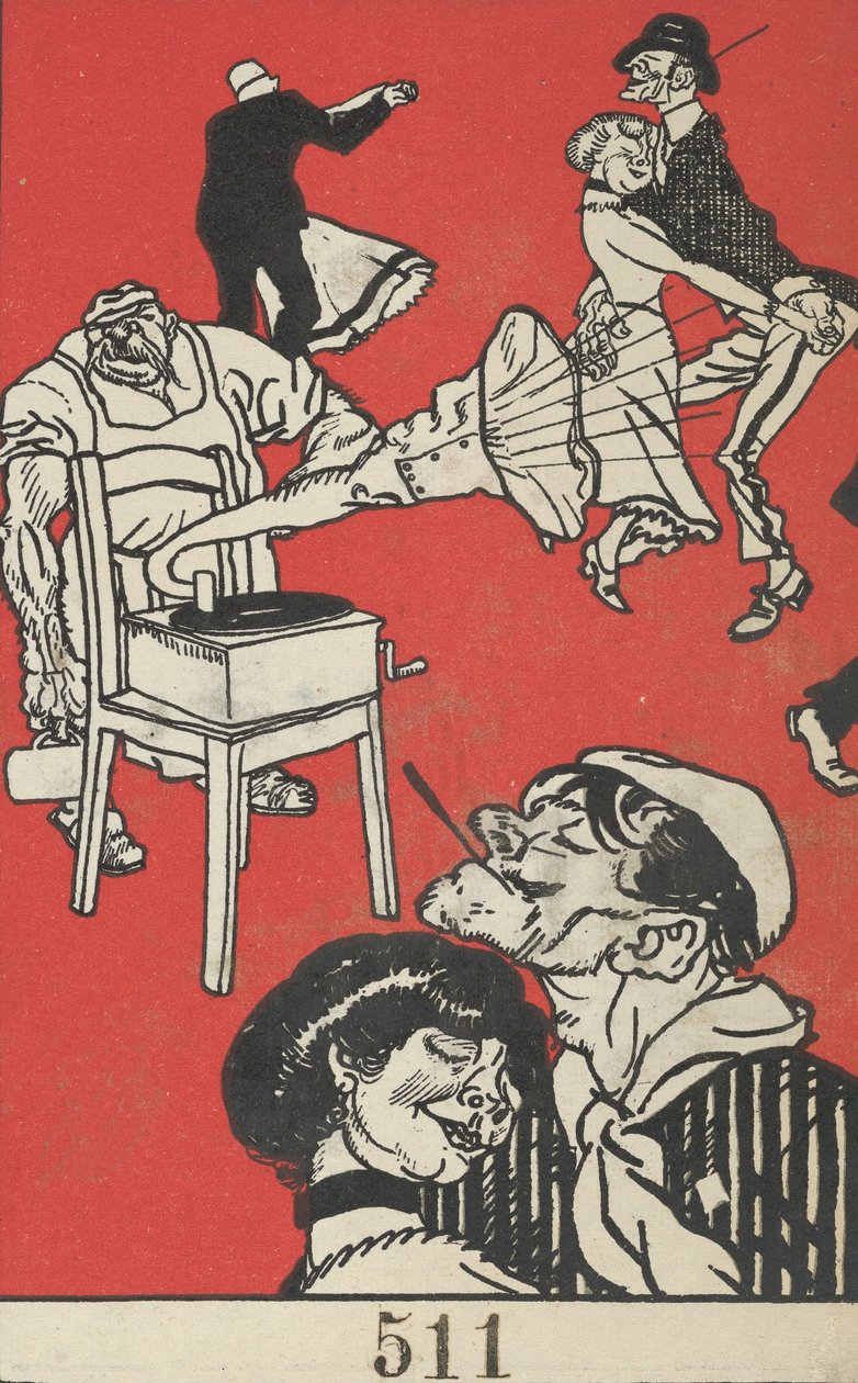 Tänzer Apachentänze!, 1911 von Moritz Jung