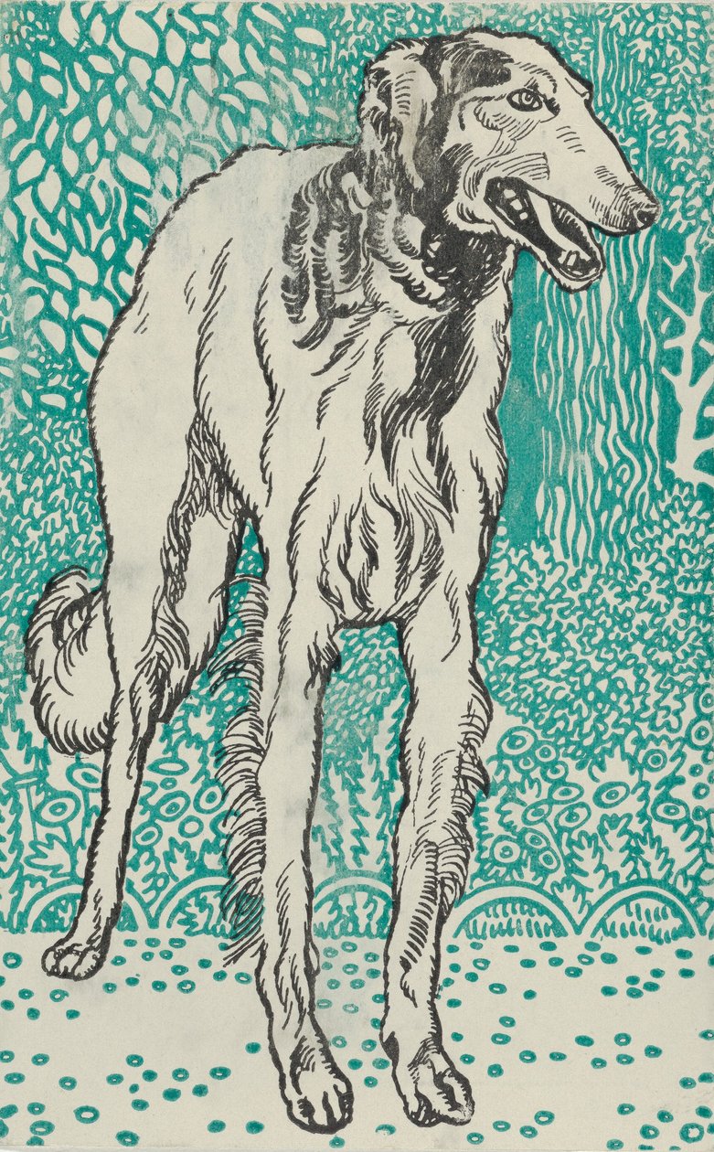 Windhund, 1912 von Moritz Jung