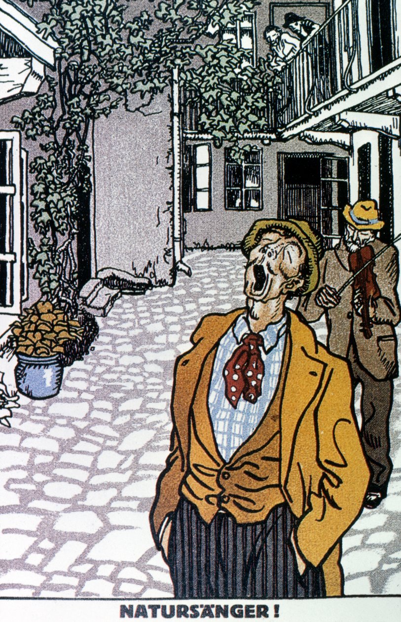 Natursänger, ca. 1905-1915 von Moritz Jung