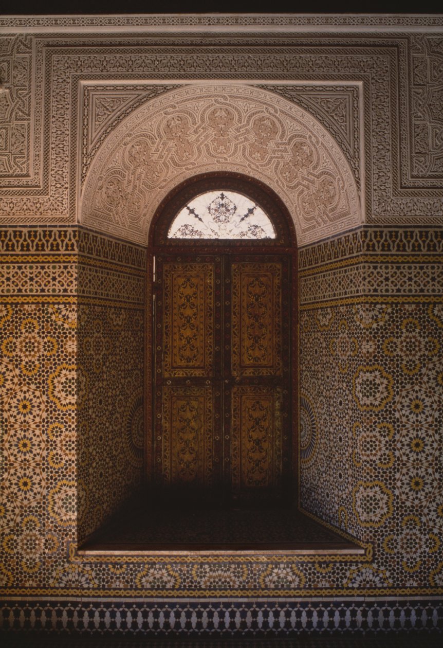 Kasbah von Thamiel Glaoui, Fenster (Keramik) von Moroccan School
