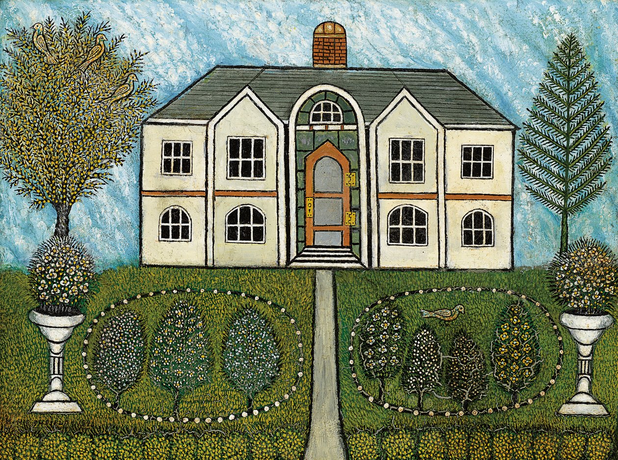 Zuhause mit Wasserbrunnen von Morris Hirshfield