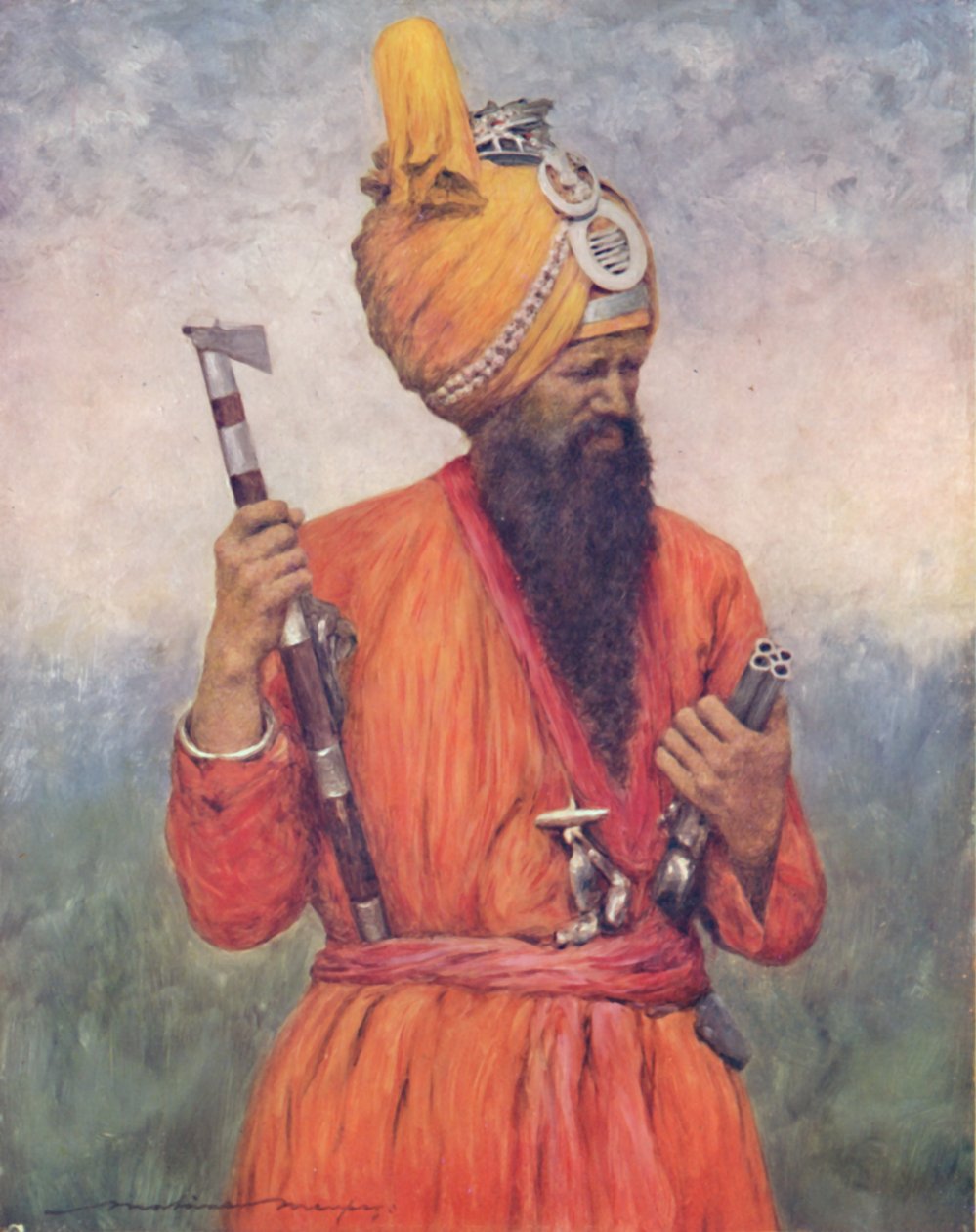 Ein Diener aus Jind, 1903 von Mortimer L Menpes