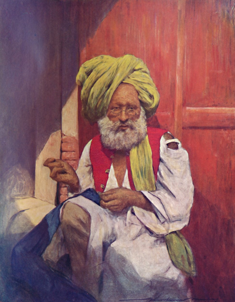 Ein Schneider, 1903 von Mortimer L Menpes
