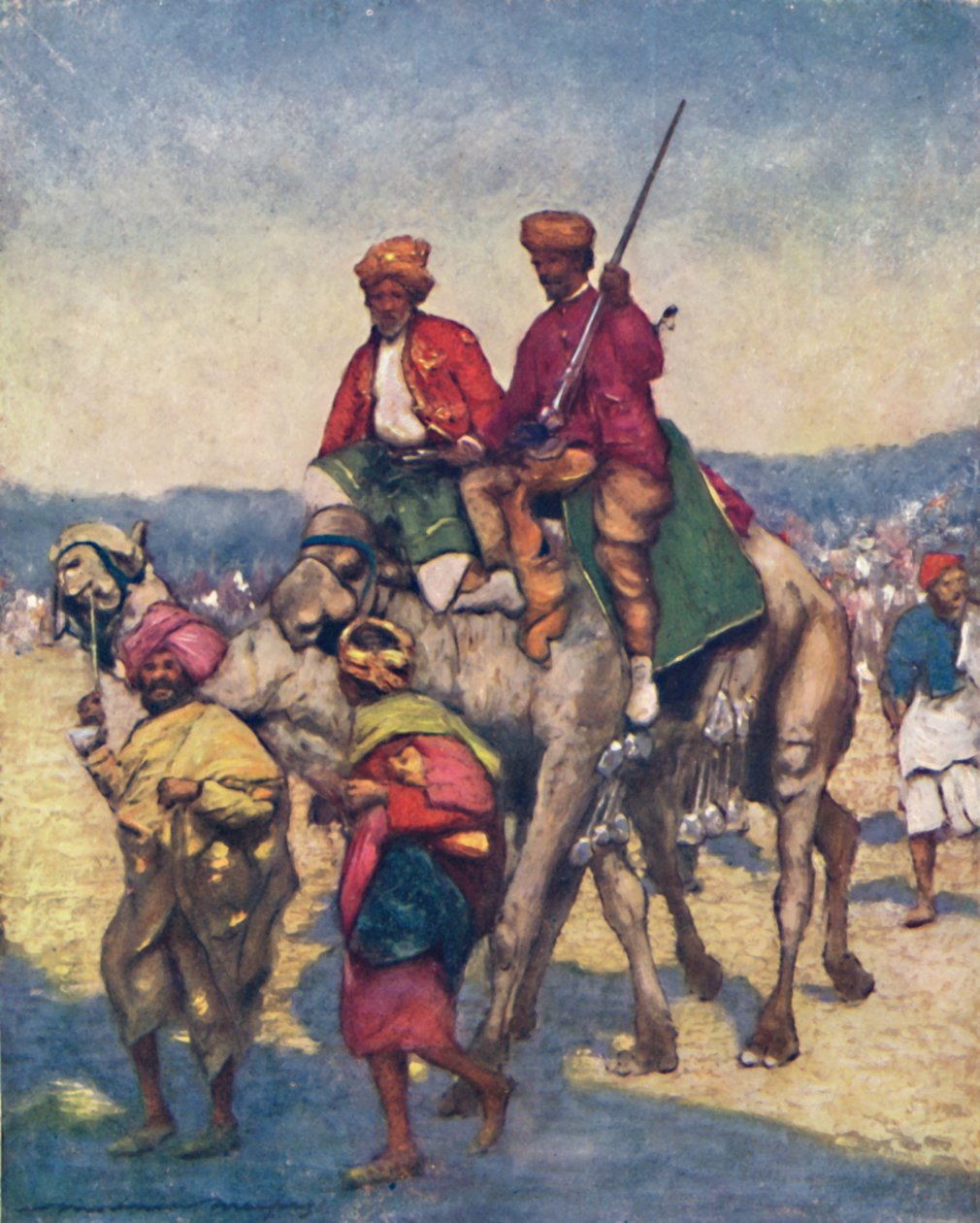 Kamele aus Mysore, 1903 von Mortimer L Menpes