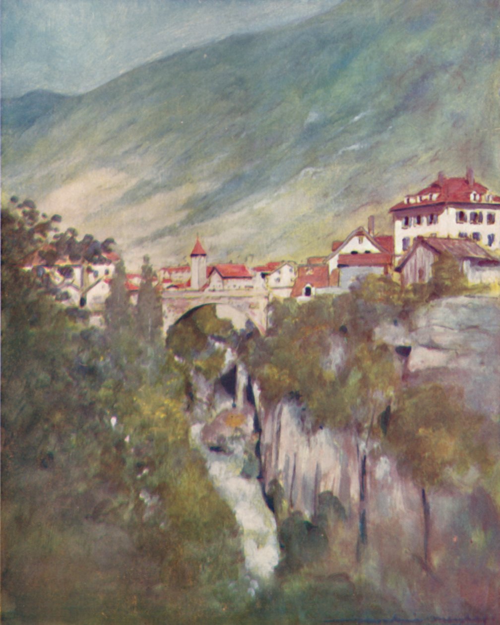 Göschenen, 1903 von Mortimer L Menpes