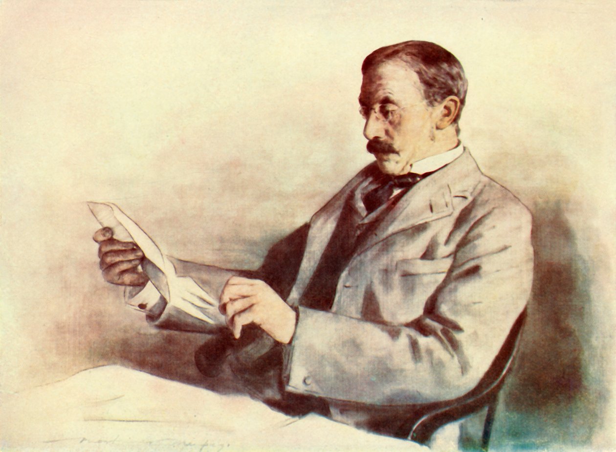 Lord Milner, 1901 von Mortimer L Menpes