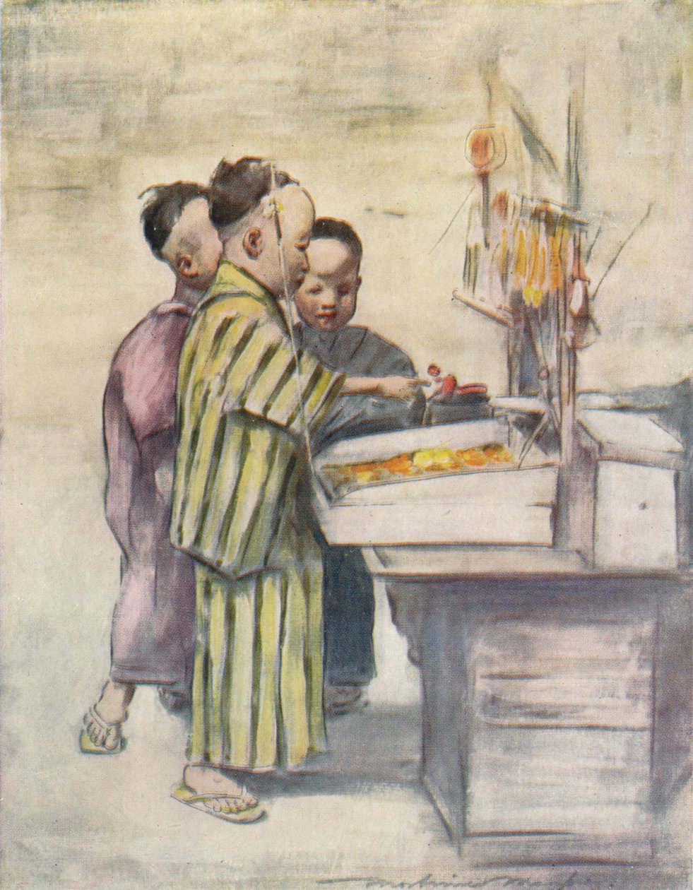 Spielgefährten, ca. 1887 von Mortimer L Menpes