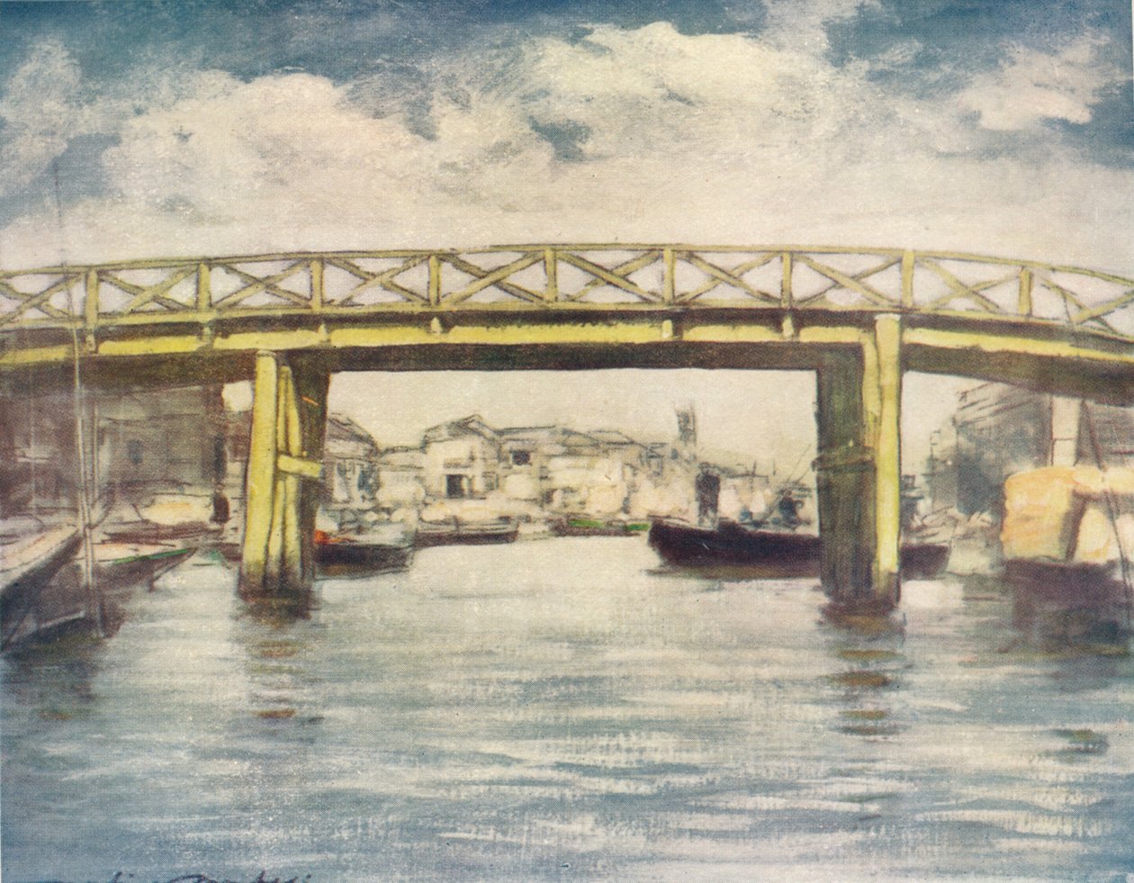 Die Zitronenbrücke, um 1887 von Mortimer L Menpes