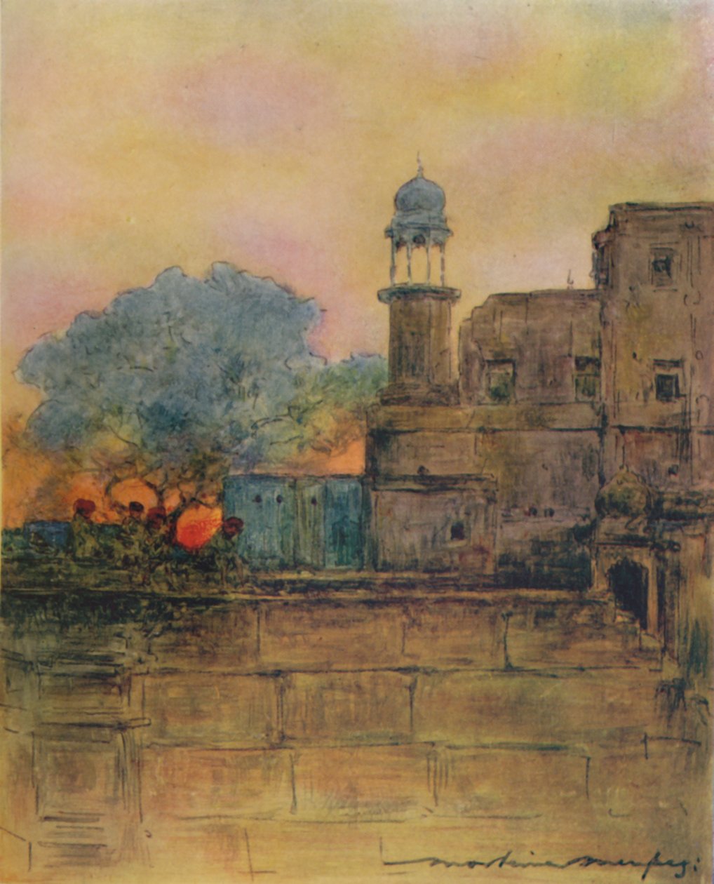 Muttra, 1905 von Mortimer Ludington Menpes