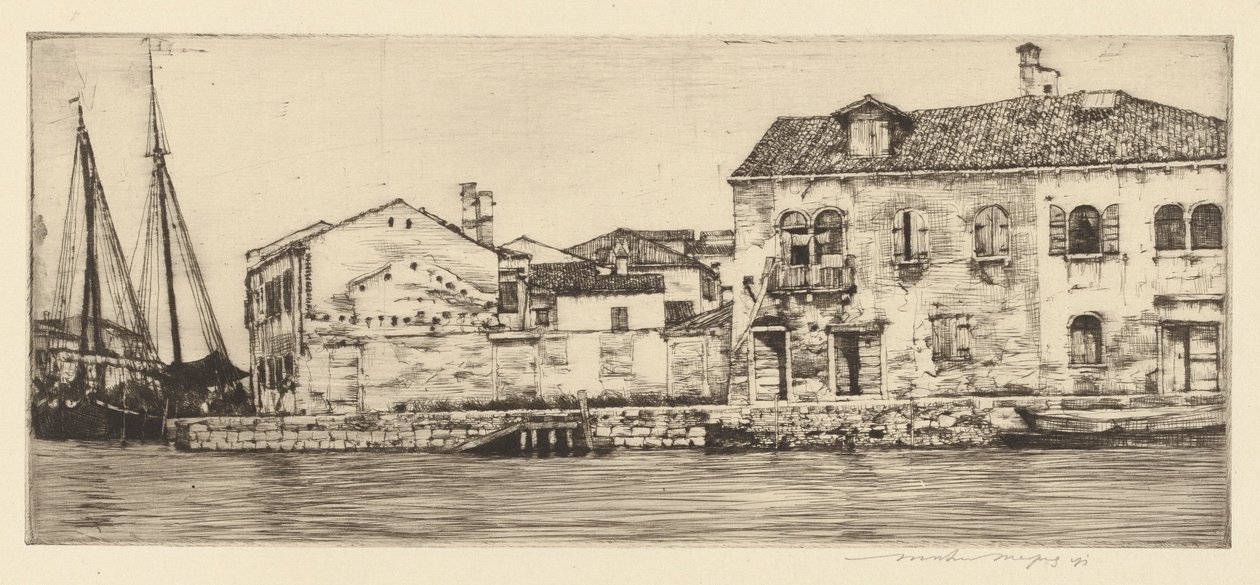 Giudecca, Venedig von Mortimer Menpes