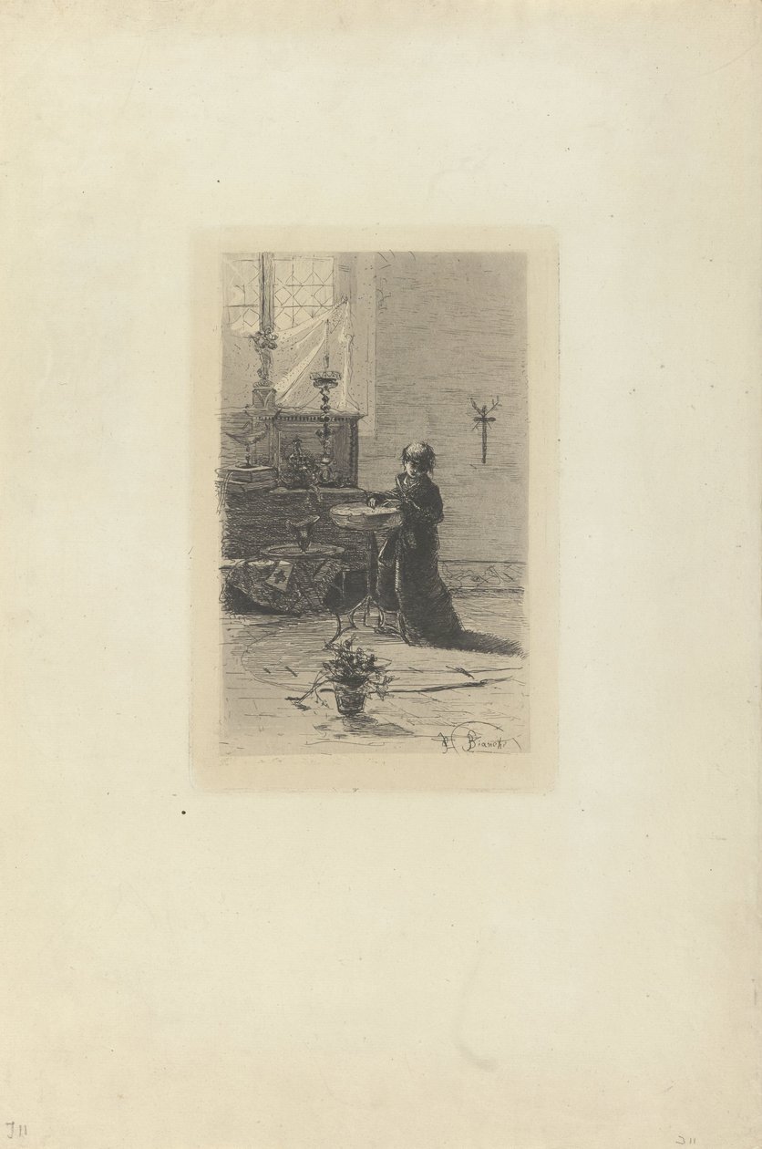 Kniender Chorknabe von Mosè di Giosuè Bianchi
