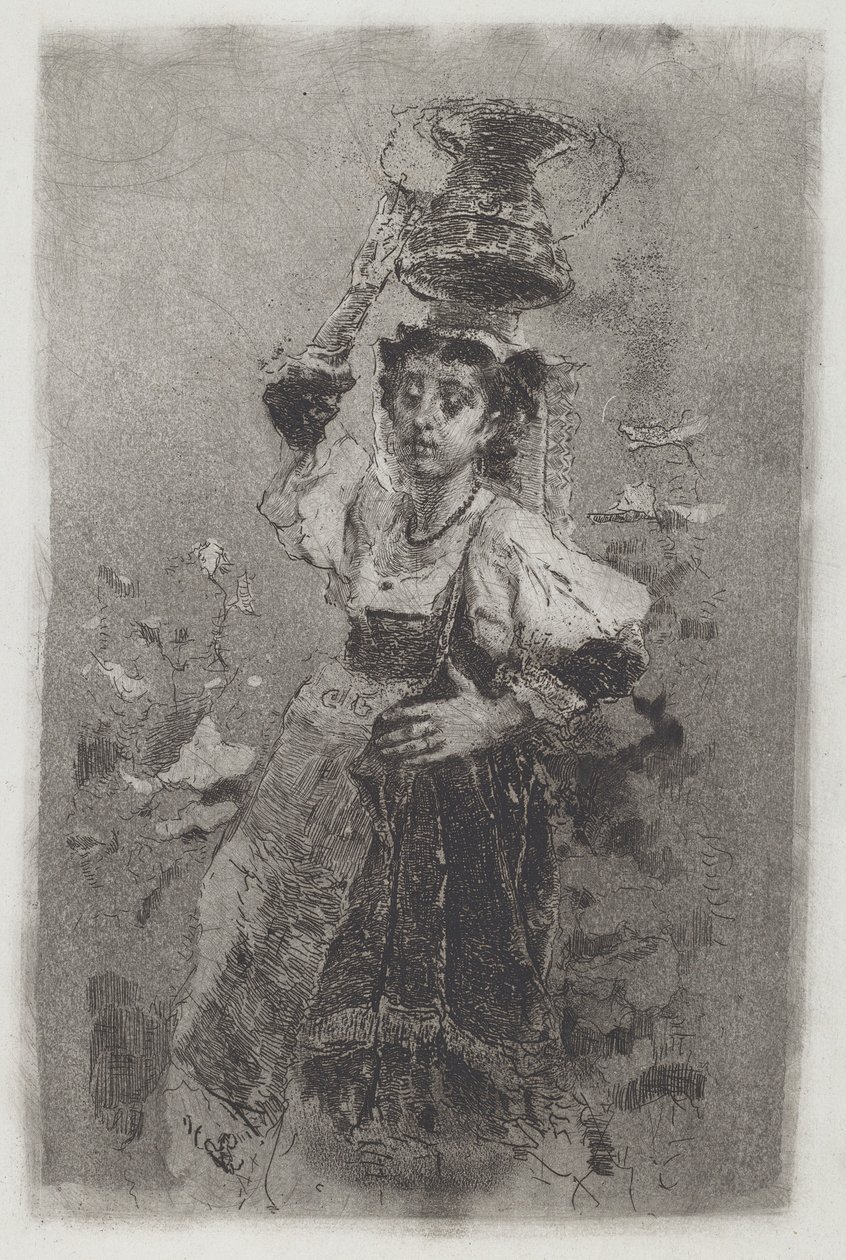 Bäuerin aus der Campagna [Ciociara] von Mose Bianchi