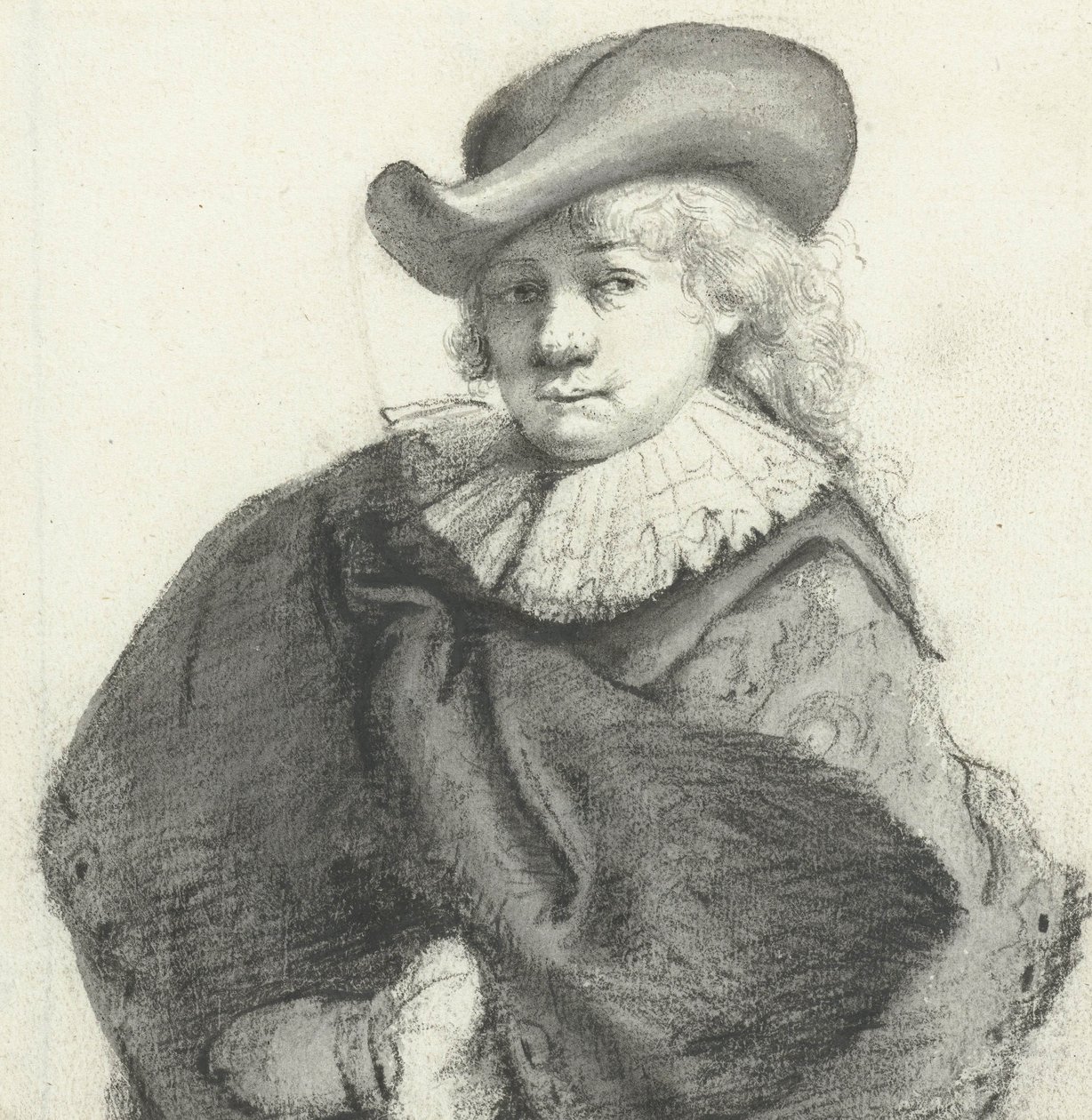 Porträt von Rembrandt, nach Rembrandt van Rijn, ca. 1660 von Moses Ter Borch