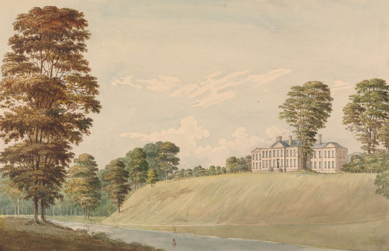 Ansicht von Erthig, Denbigshire, Wales von Moses Griffith
