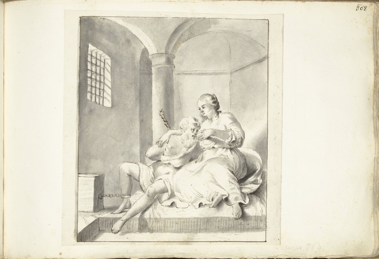 Cimon und Pero (Caritas Romana) von Moses Ter Borch