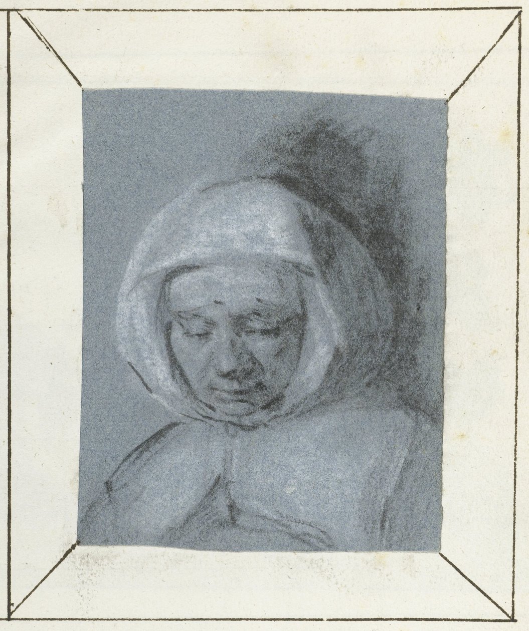 Studie eines Frauenkopfes von Moses Ter Borch