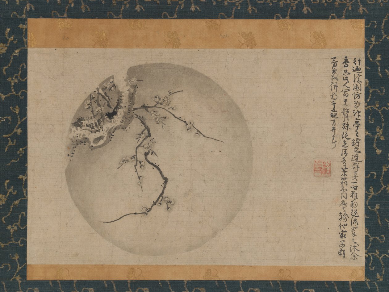 Pflaumenblüten, 15. Jahrhundert von Motsurin Jōtō