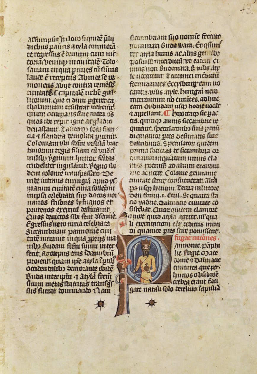Illustrierte Chronik; Chronicon Pictum; Képes Krónika 13 von Márk Kálti