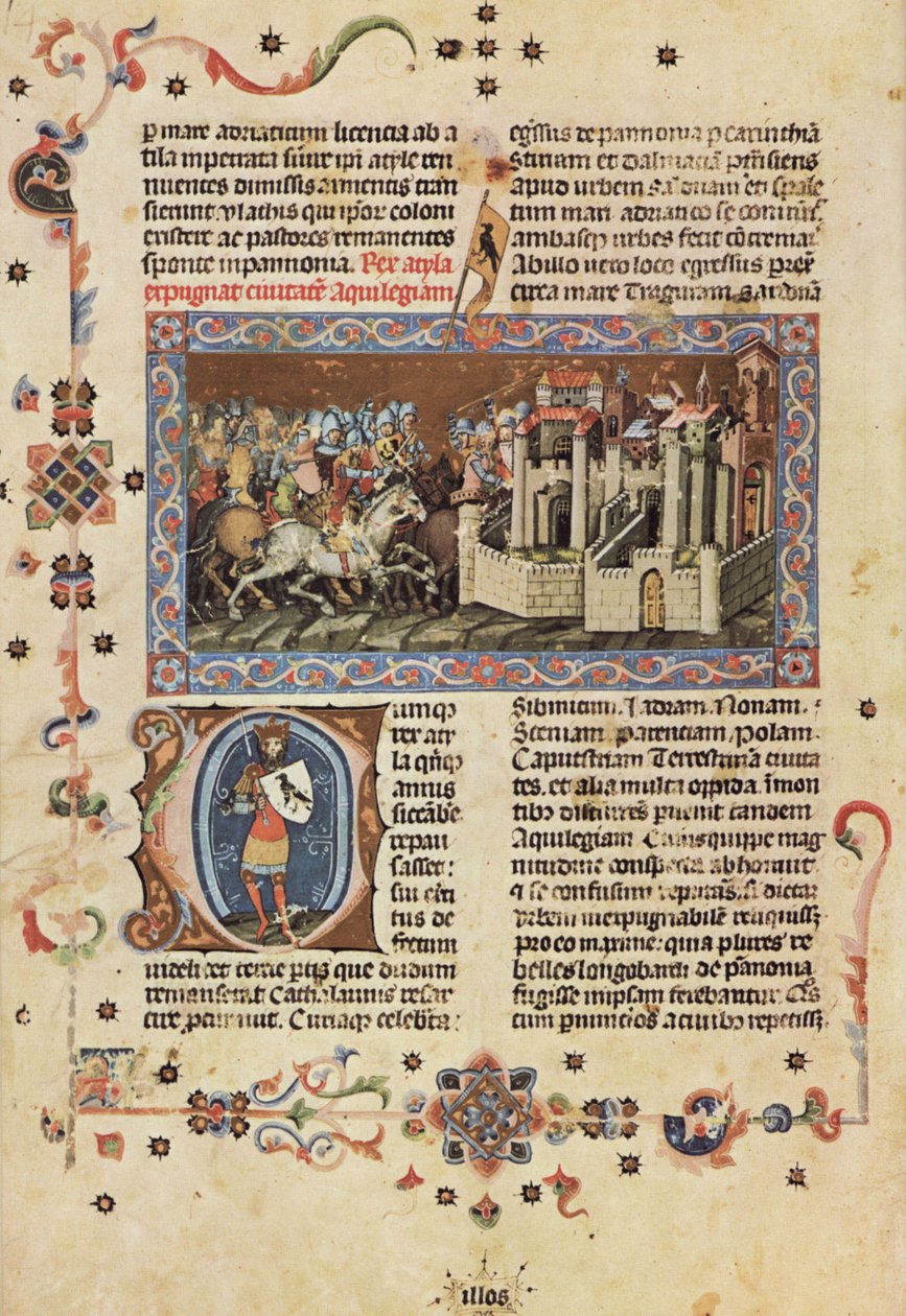 Illustrierte Chronik; Chronicon Pictum; Képes Krónika 14 von Márk Kálti