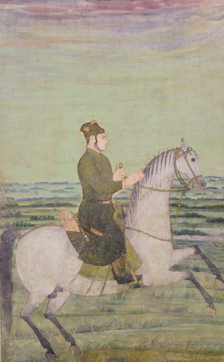 Ein Mughal-Adliger zu Pferd, ca. 1700 von Mughal School