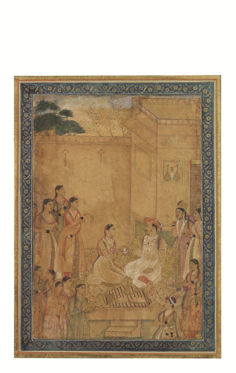 Der Kaiser Jahangir im Zenana von Mughal School