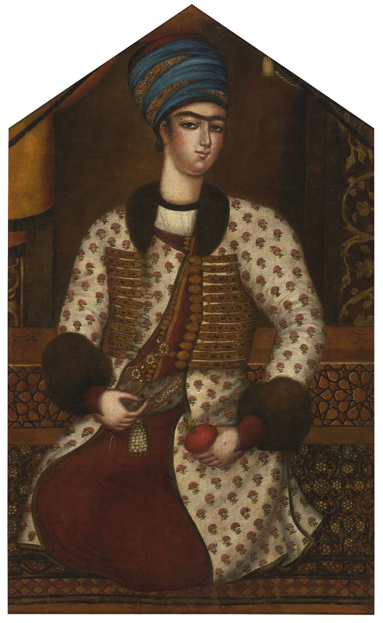 Porträt von Rustam Khan Zand von Muhammad Sadiq