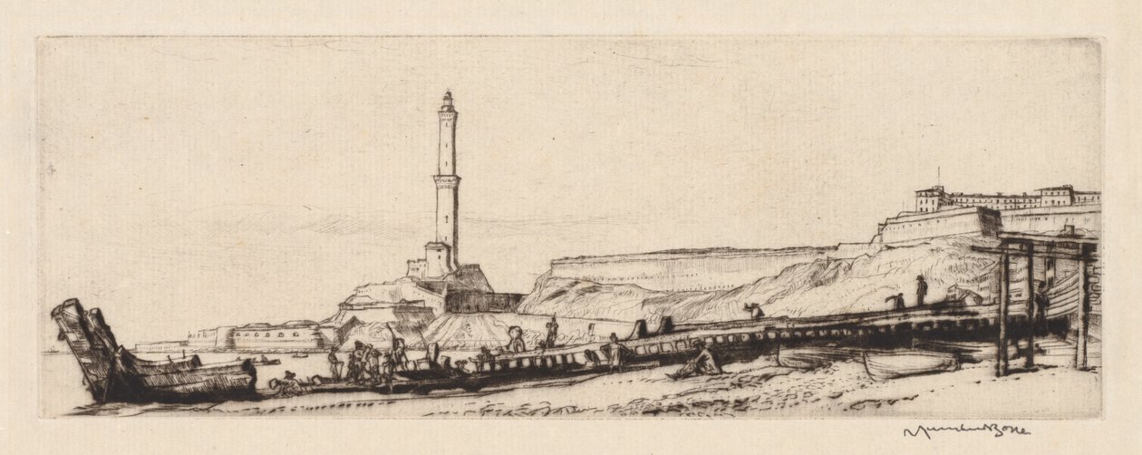 Die Laterne, Genua von Muirhead Bone