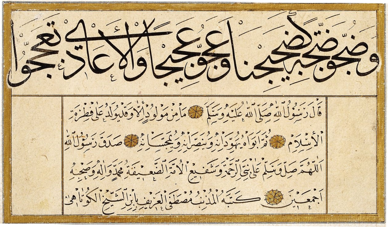 Murakka (kalligraphisches Album) von Mustafa Kütahis