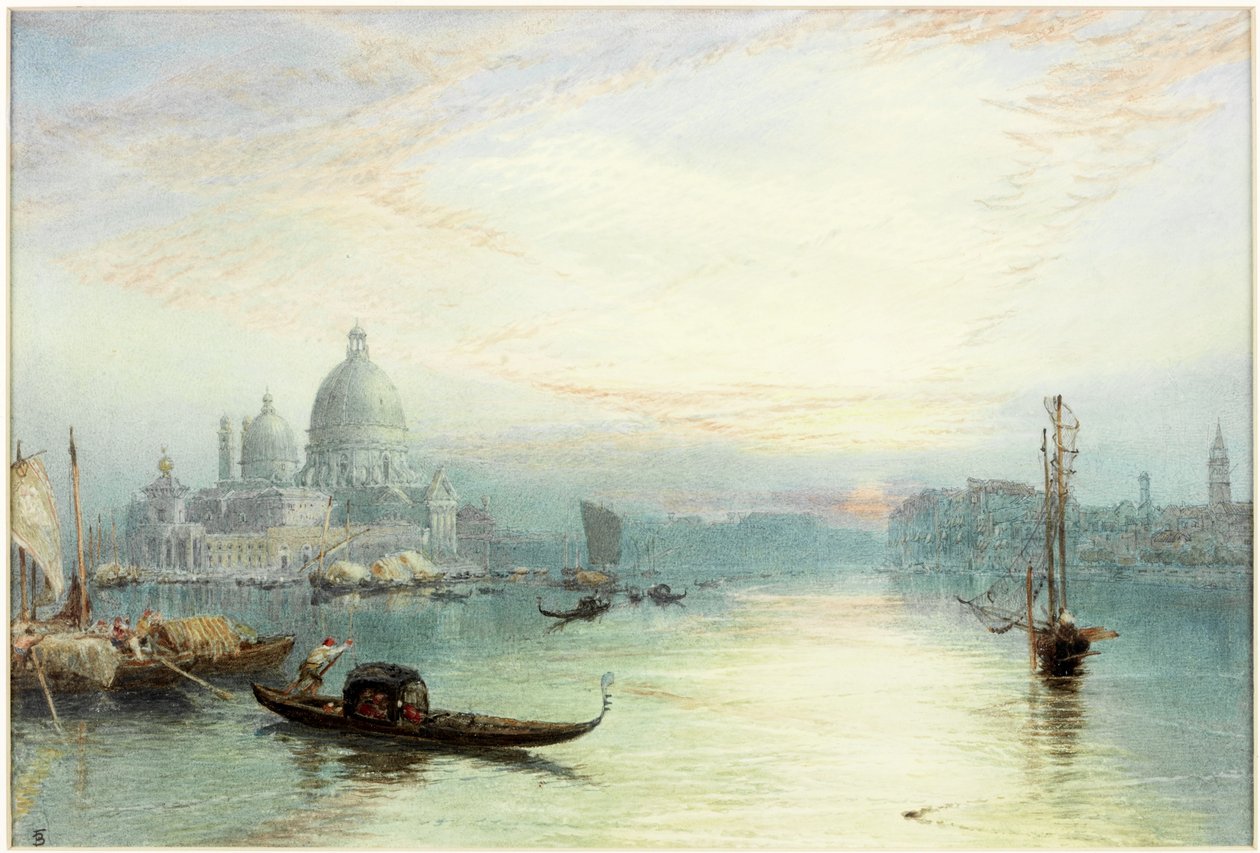 Eingang zum Canal Grande, Venedig von Myles Birket Foster