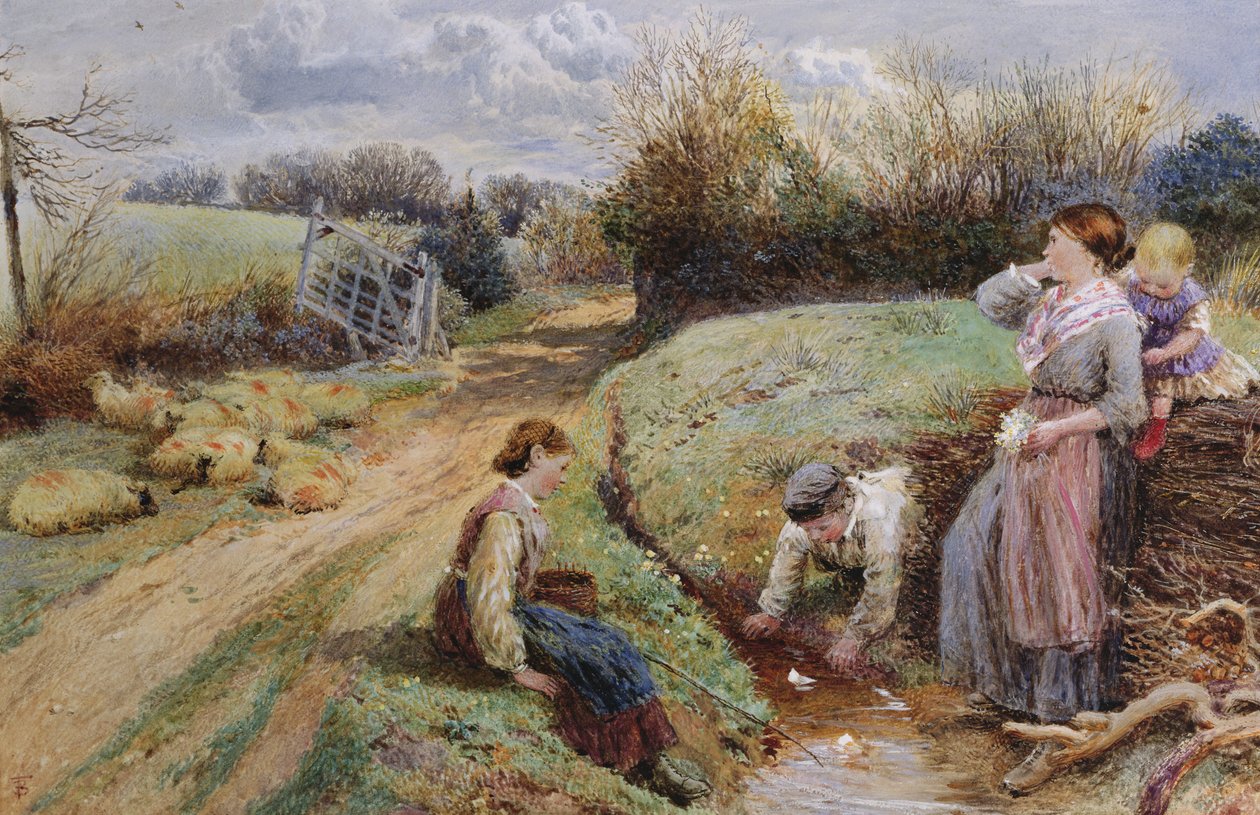 Frühling von Myles Birket Foster