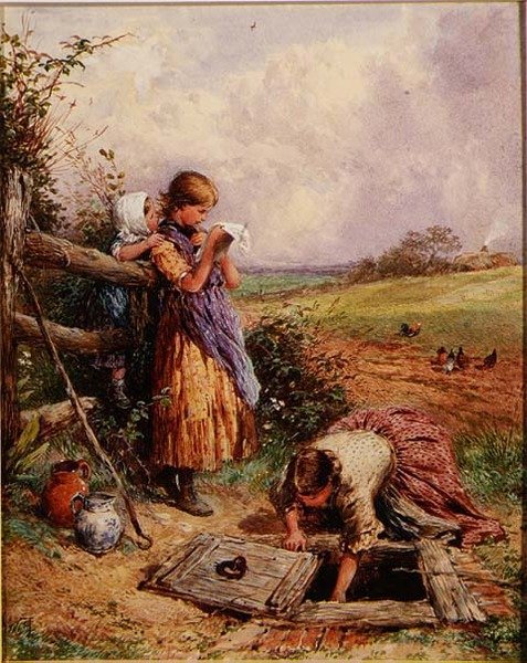Am Brunnen von Myles Birket Foster