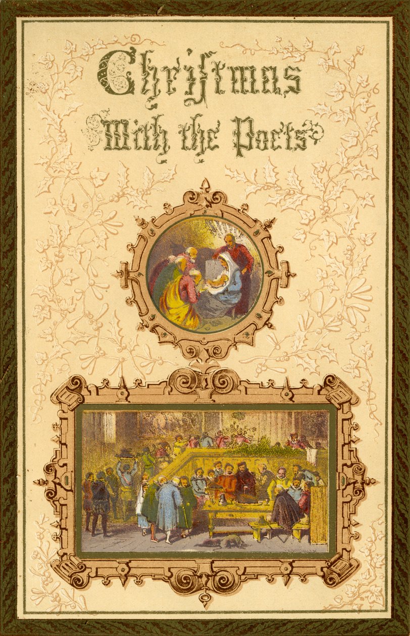 Weihnachten mit den Dichtern - Frontispiz von Myles Birket Foster