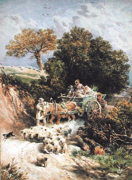 Zum Markt gehen von Myles Birket Foster