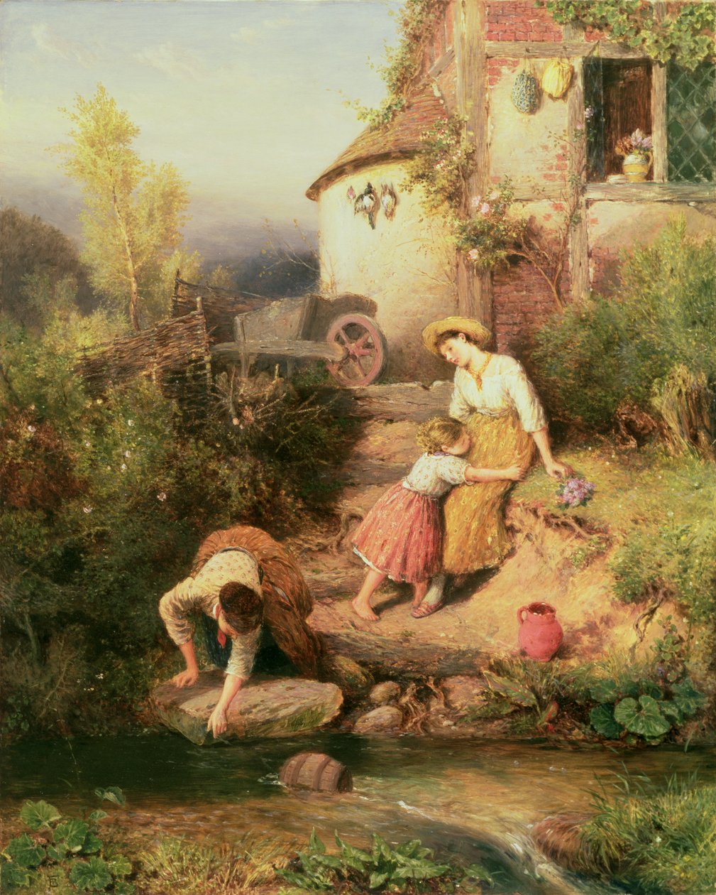 Der Bach von Myles Birket Foster