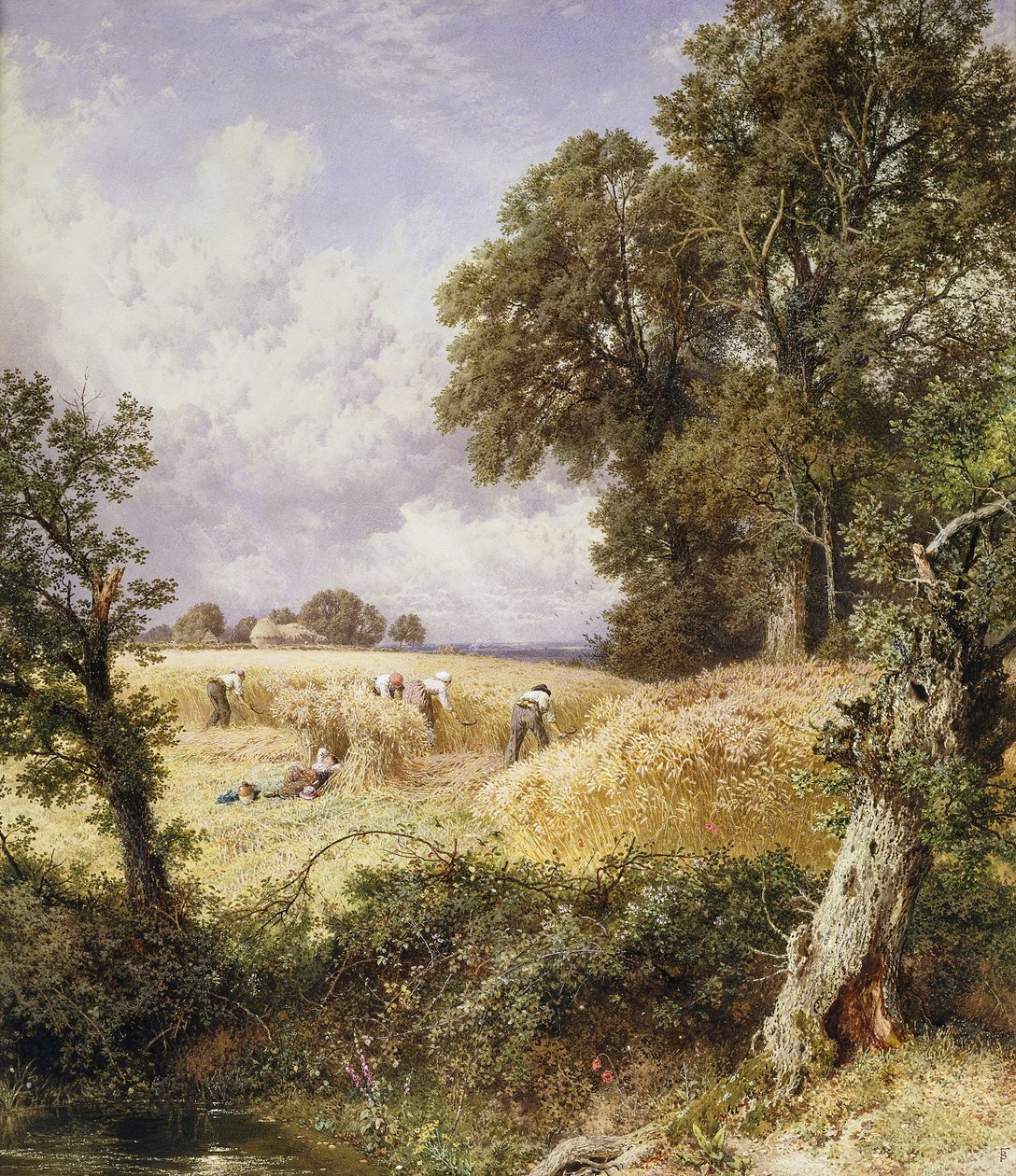 Die Schnitter von Myles Birket Foster