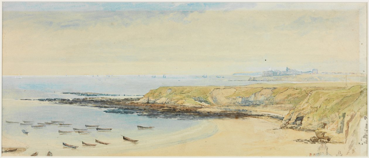 Tynemouth von Cullercoats von Myles Birket Foster