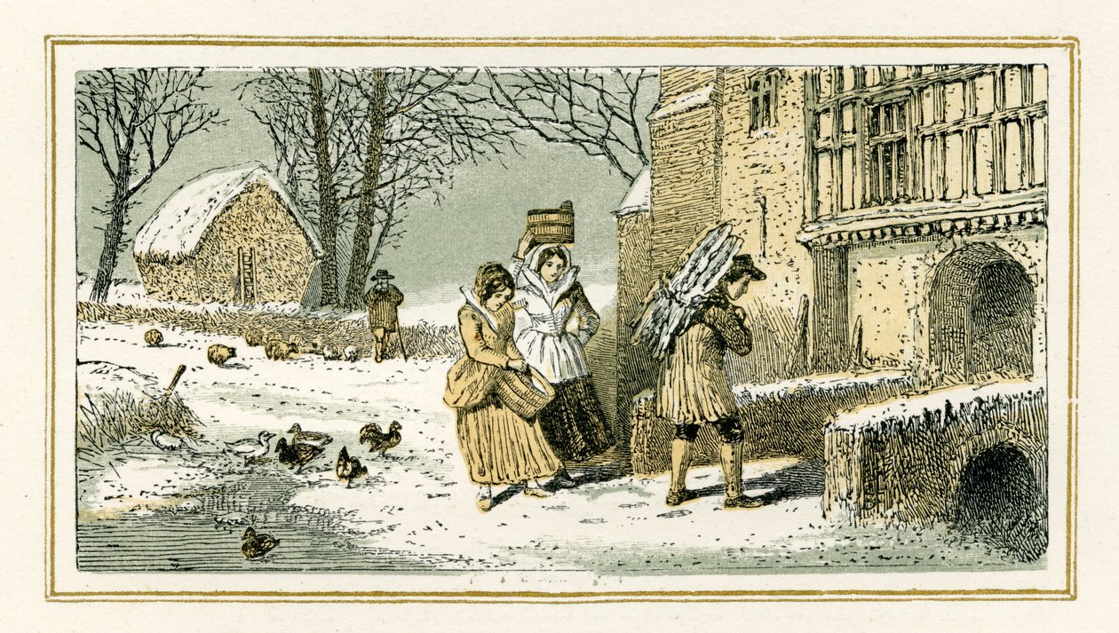 Winter von William Shakespeare von Myles Birket Foster
