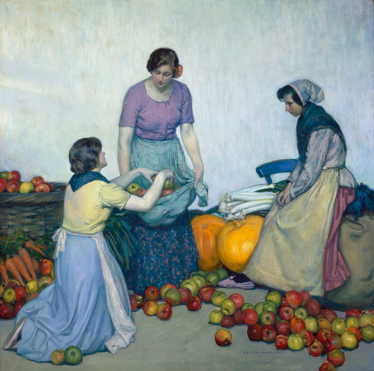 Äpfel, ca. 1914 von Myron G. Barlow