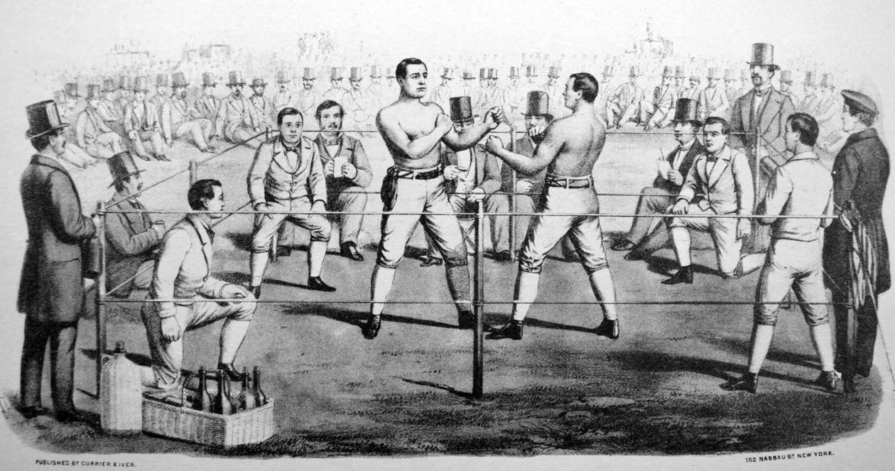 Der große Kampf um die Meisterschaft von N. and Ives, J.M. Currier