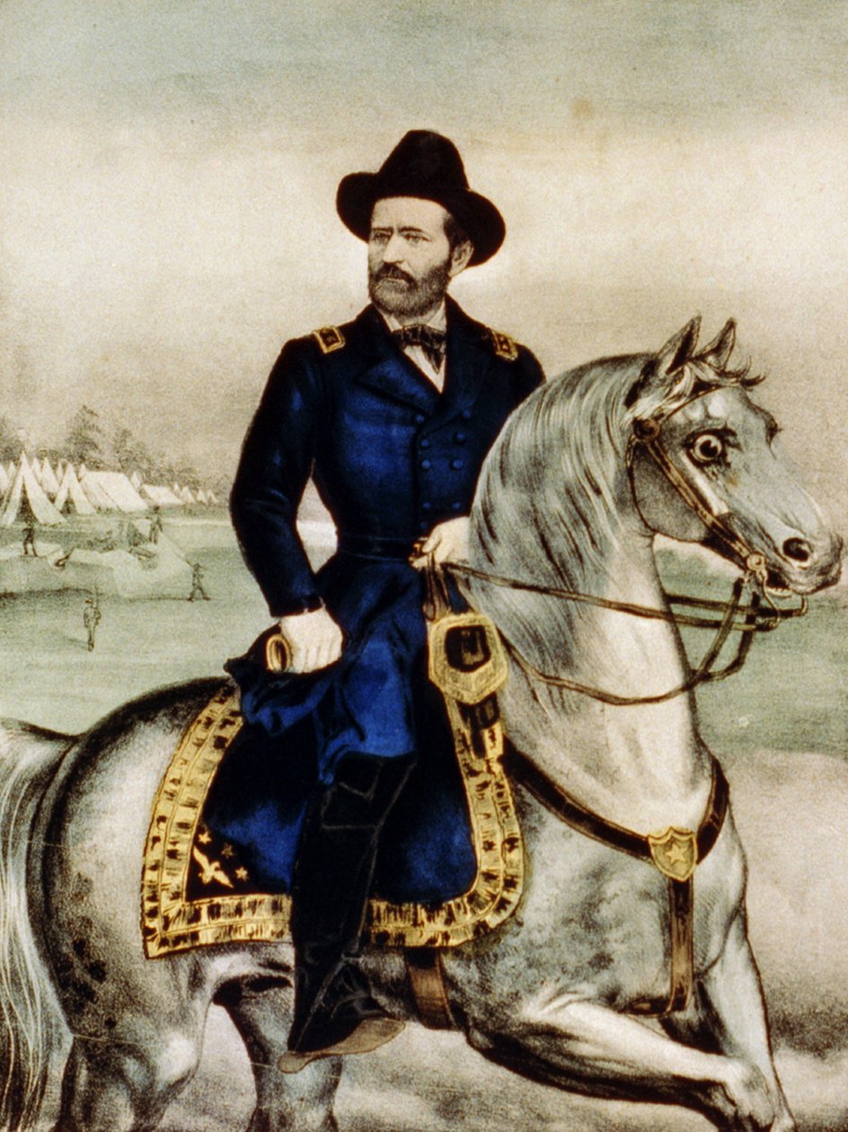 Generalleutnant Ulysses S. Grant, 1880 von N. and Ives, J.M. Currier