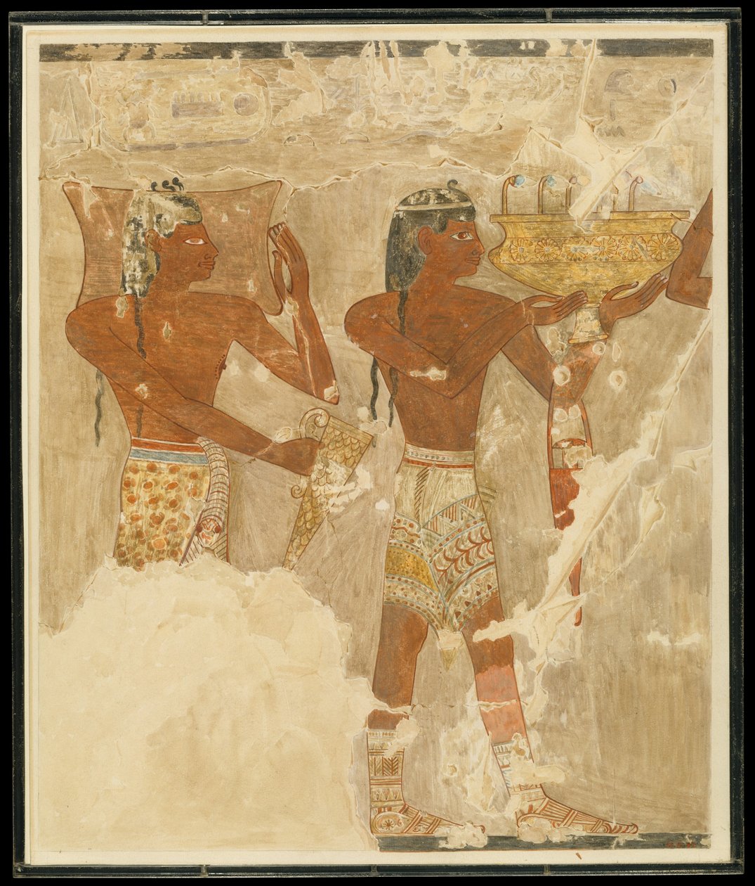 Kreter bringen Geschenke von N. de Garis Davies