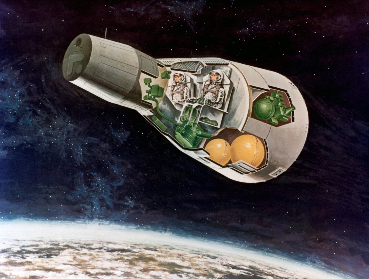 Ein NASA-Lunarmodul, ca. 1970er Jahre von NASA Images