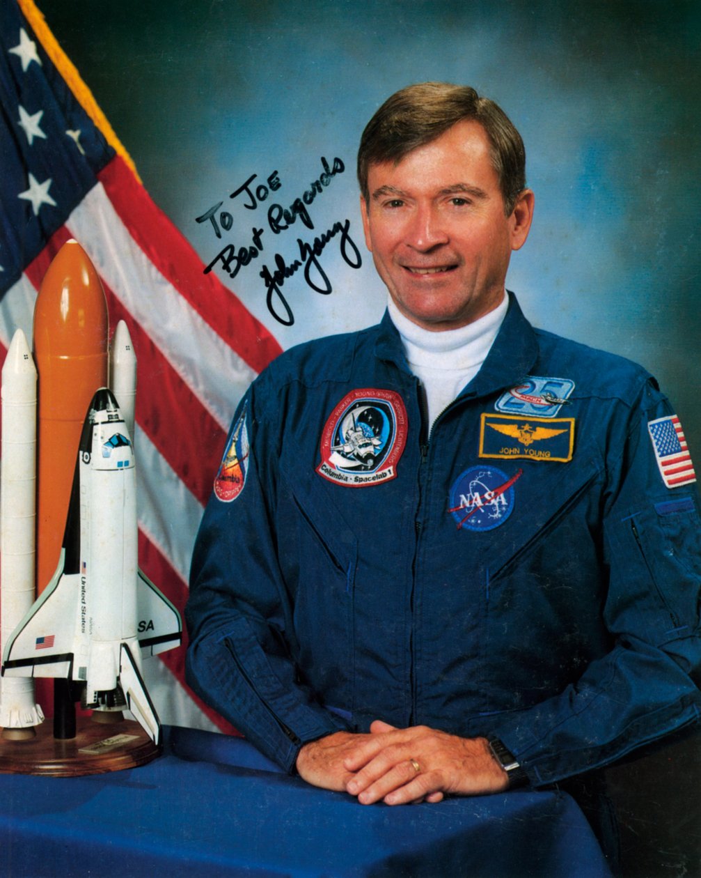 John Watts Young, geb. 1930, NASA-Astronaut, ca. 1990er Jahre von NASA Images