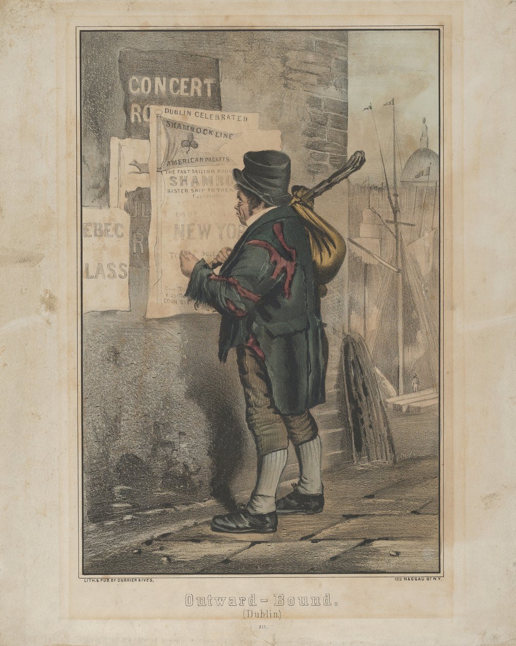 Auslaufend von Nathaniel Currier